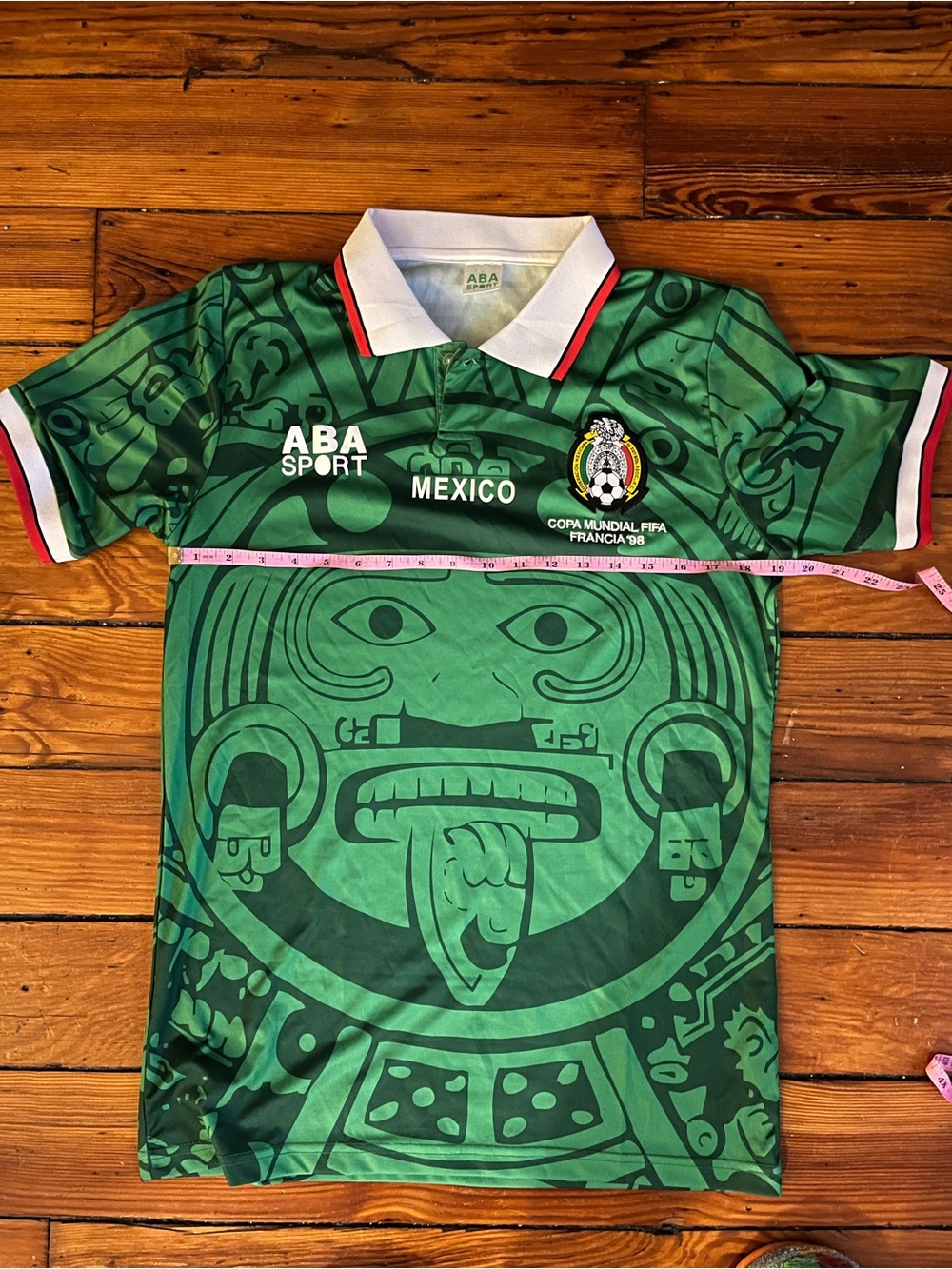 Retro Mexico soccer jersey 1998 World Cup